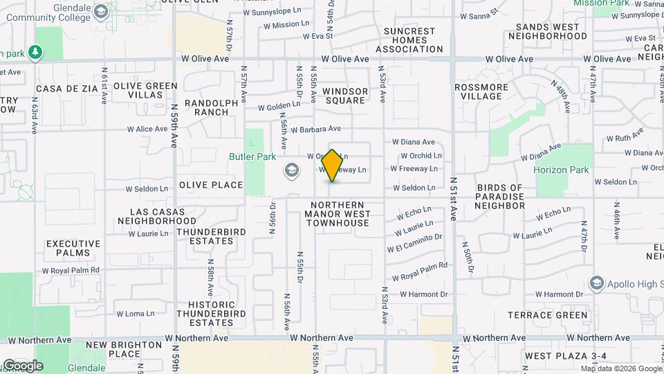 5427 W Seldon Ln Map and Location Details