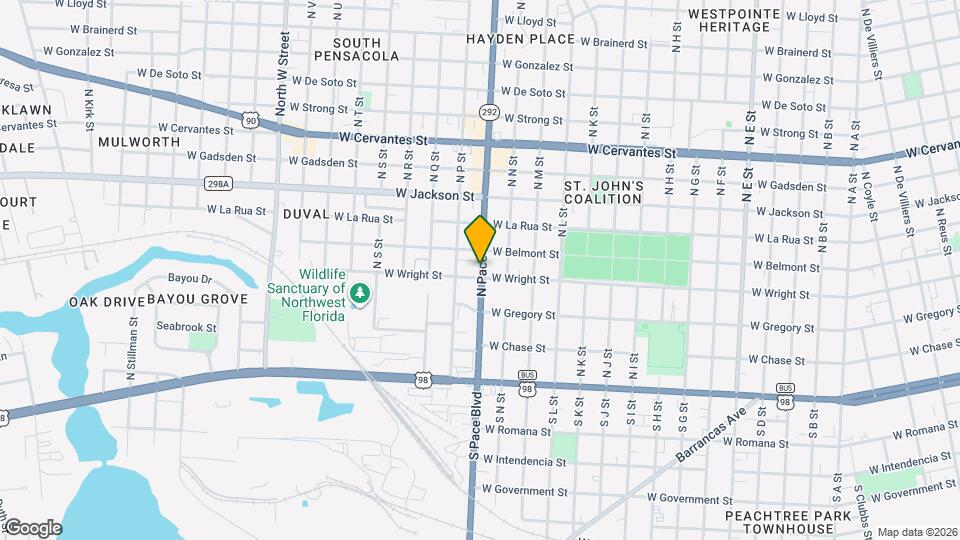 309 N Pace Blvd Map and Location Details