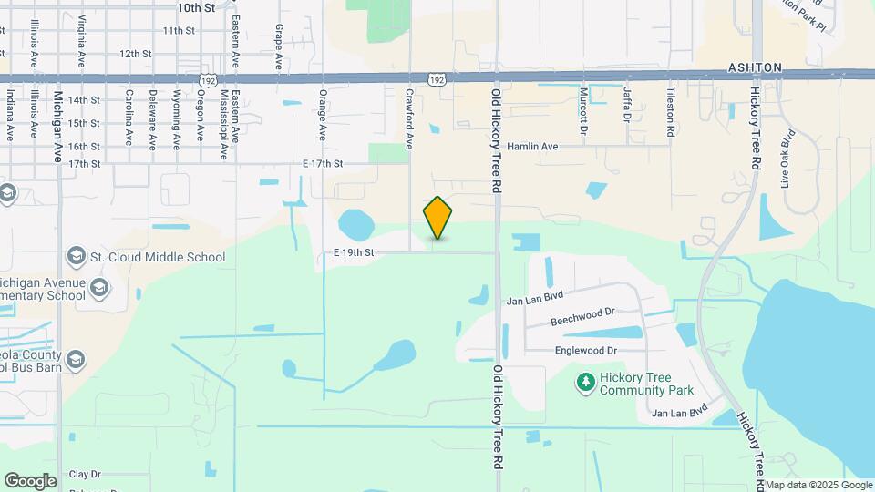 890 E 19th St Map and Location Details