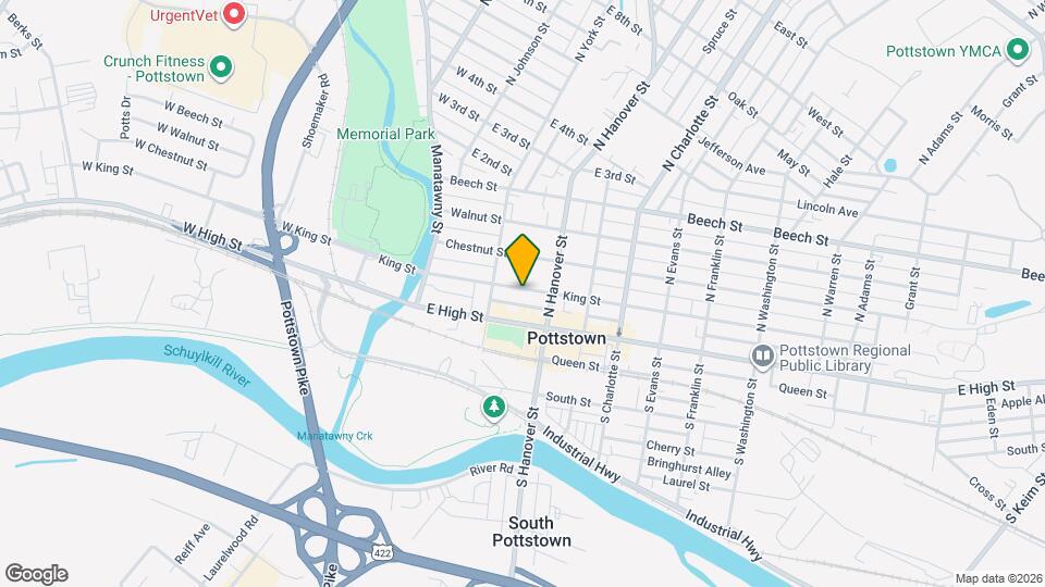 134 King St Map and Location Details