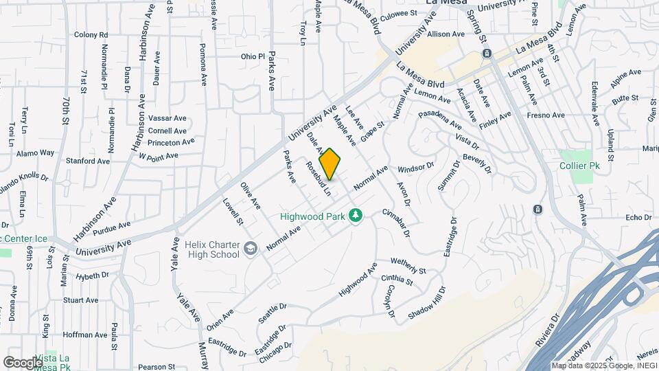 4365 Rosebud Ln Map and Location Details