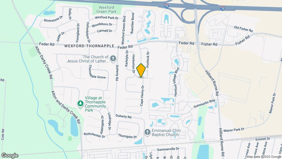 871 Cape Henry Dr Map and Location Details