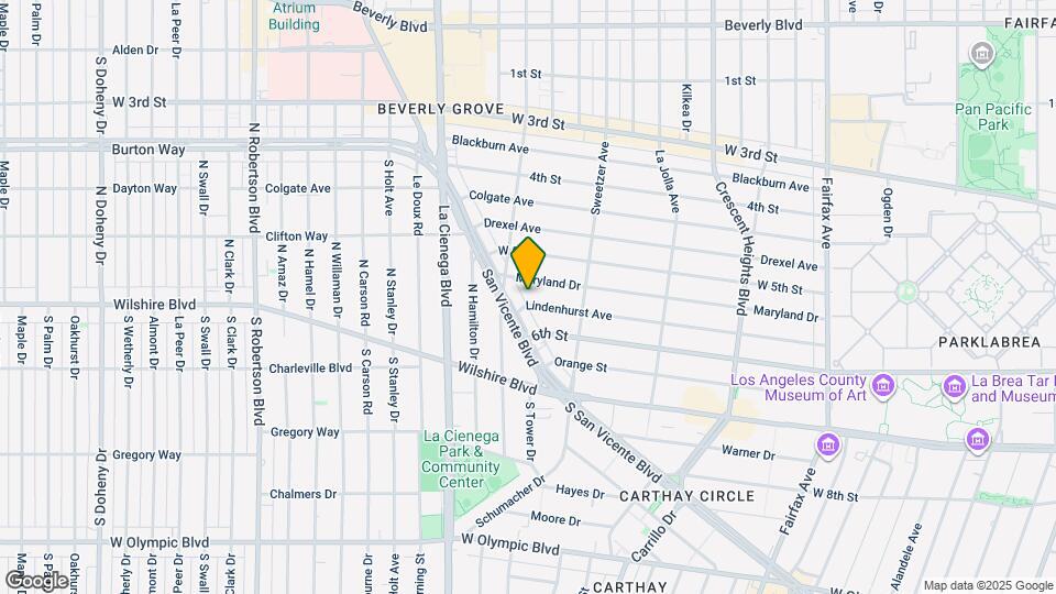 6661 Lindenhurst Ave Map and Location Details