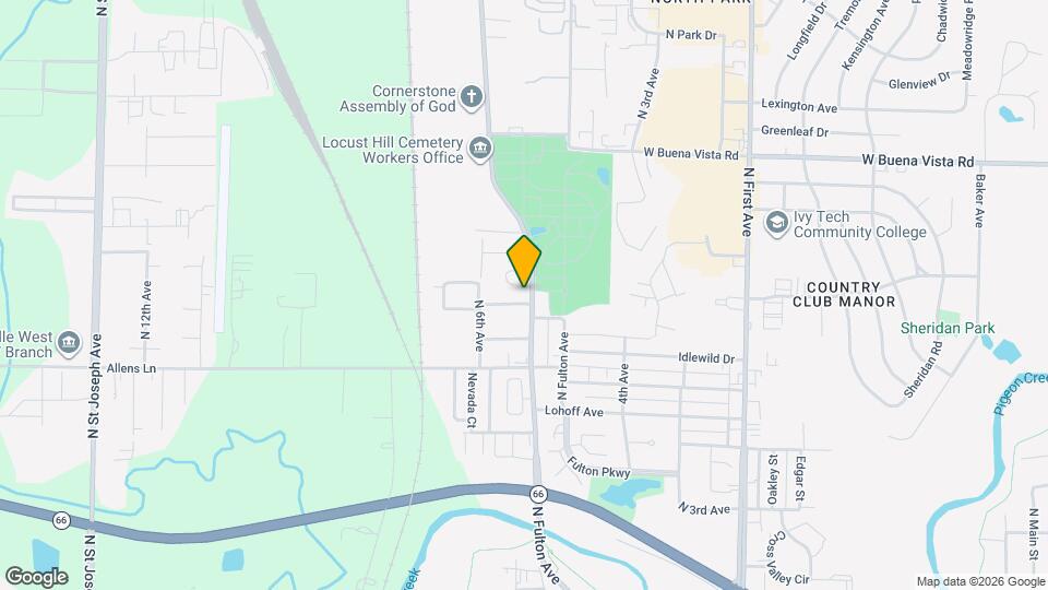 3304 Kratzville Rd Map and Location Details