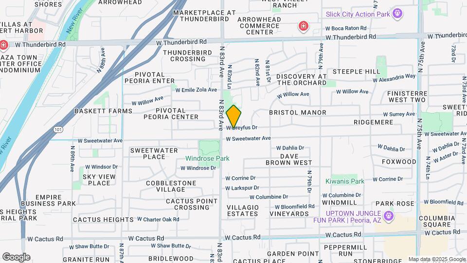 8249 W Dreyfus Dr Map and Location Details