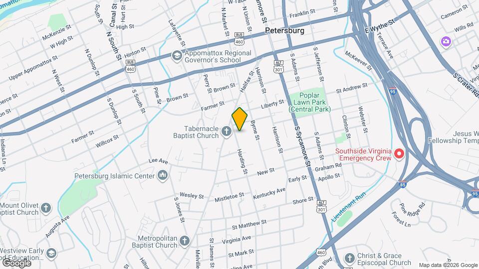 423 Harding St Map and Location Details