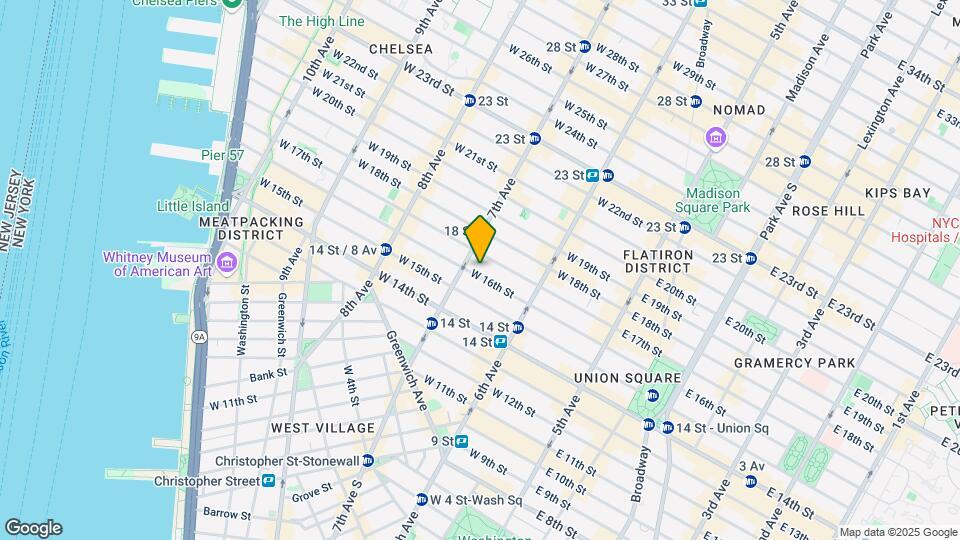 147-151 W 16th St Map and Location Details