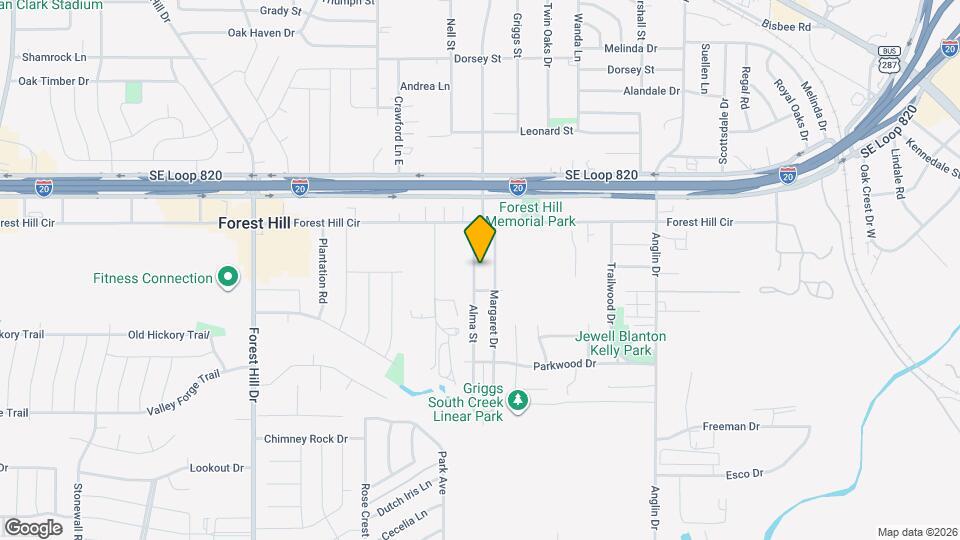 6709 Alma St Map and Location Details