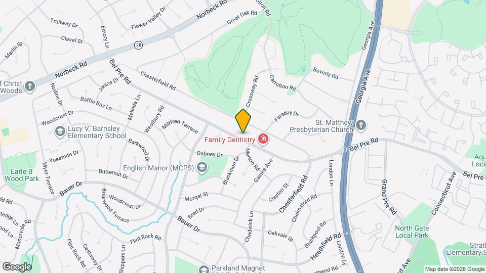 4405 Bel Pre Rd Map and Location Details