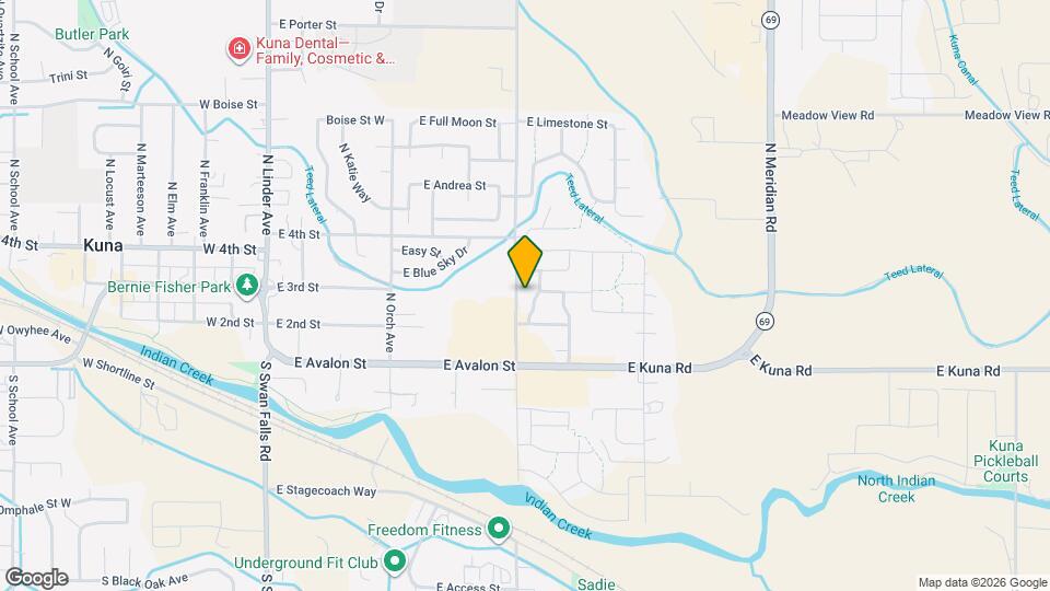 801 E Ensolarado St Mapa y Detalles de la Ubicación