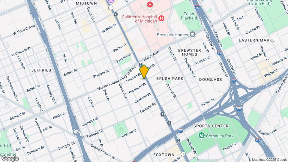 Peterboro Place Mapa y Detalles de la Ubicación