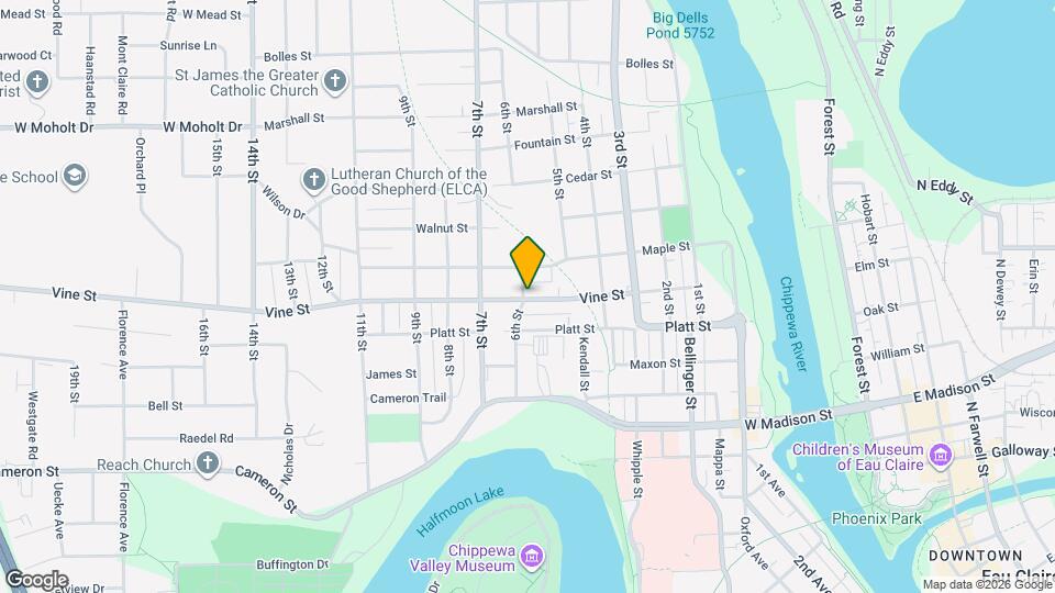 522 Vine St, Unit 522 vine Map and Location Details