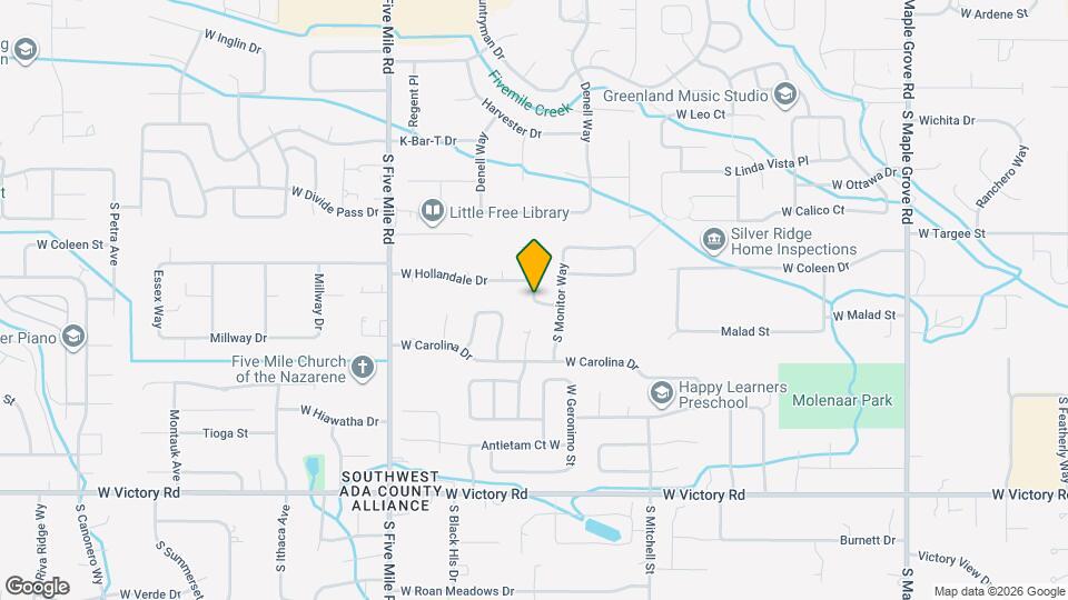 10091 W Raleigh St Mapa y Detalles de la Ubicación