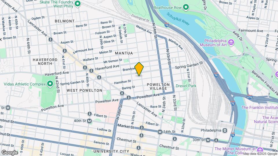 3605 Hamilton St Map and Location Details