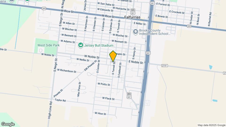 808 S Terrell St Map and Location Details