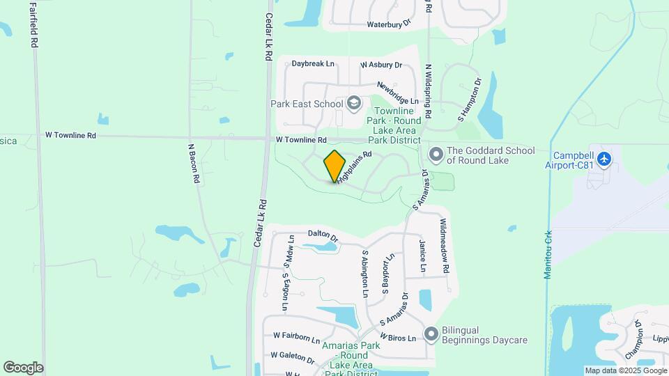 443 Highplains Rd Map and Location Details