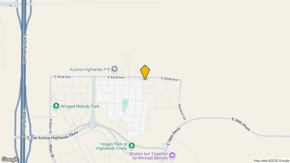 24700 E 42nd Ave Map and Location Details