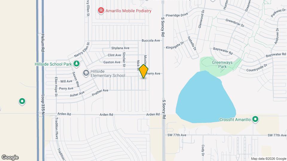 7110 Mosley St Mapa y Detalles de la Ubicación