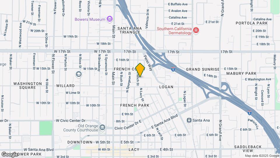 1325 N French St Map and Location Details