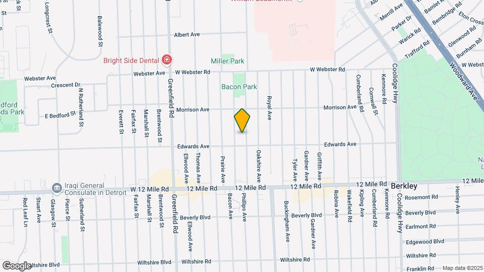 3795 Phillips Ave Map and Location Details