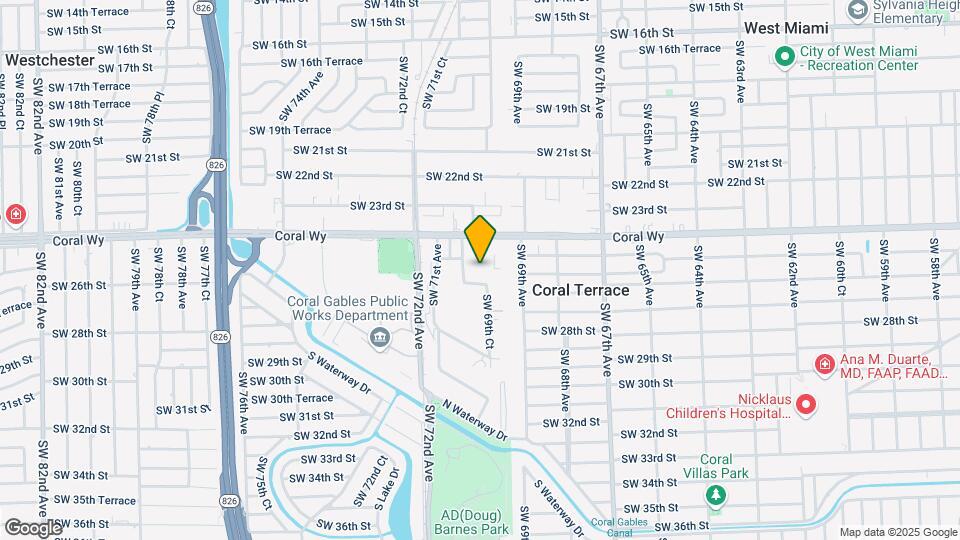 7040 Coral Wy Map and Location Details