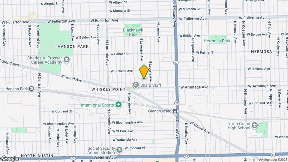 2017 N Lavergne Ave Map and Location Details