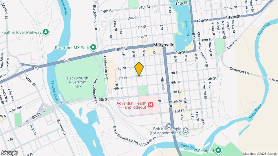 629 H St Map and Location Details