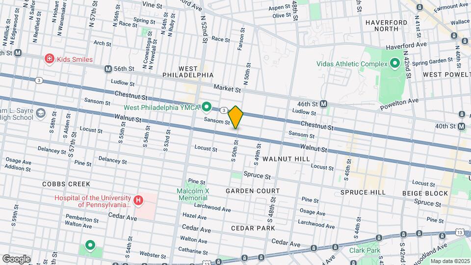5001 Walnut St-Unit -4 Map and Location Details