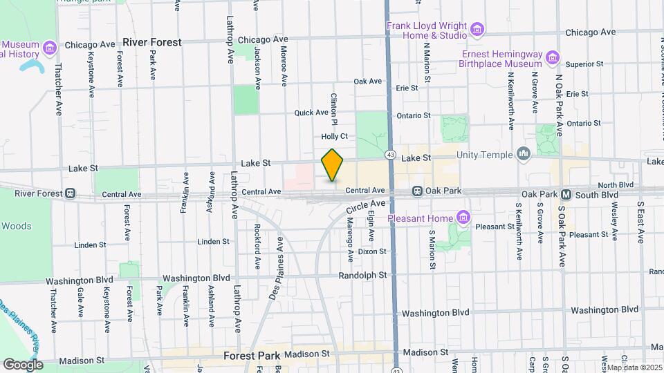 7354 Central Ave Mapa y Detalles de la Ubicación
