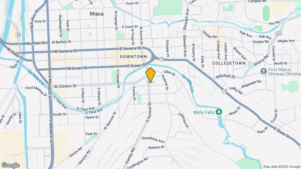 317 S Aurora St, Unit 1 Map and Location Details