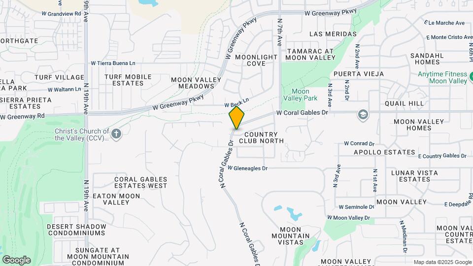 852 W Caribbean Ln Map and Location Details