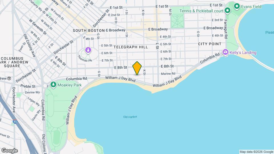 33 Marine Rd-Unit -2R Map and Location Details