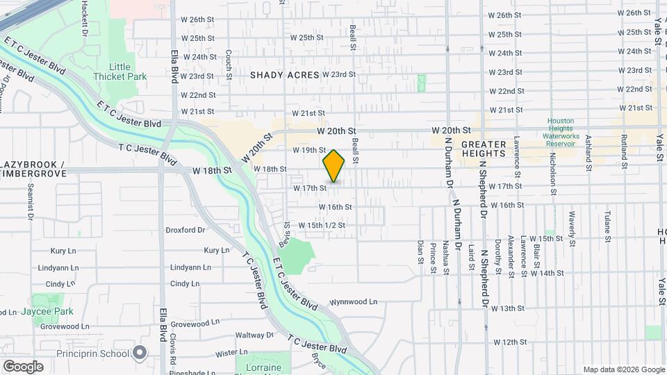 1131 W 17th St Map and Location Details