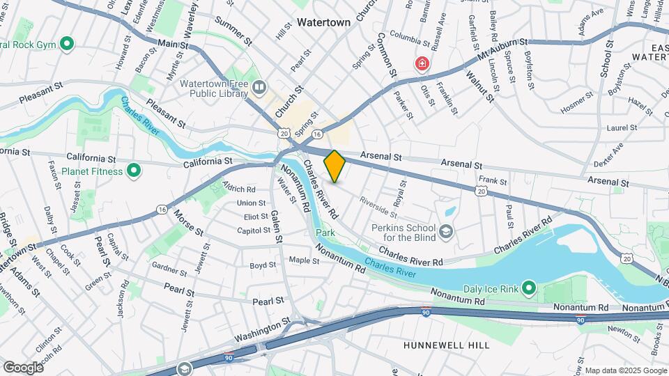 43 Riverside St, Unit #2 Mapa y Detalles de la Ubicación