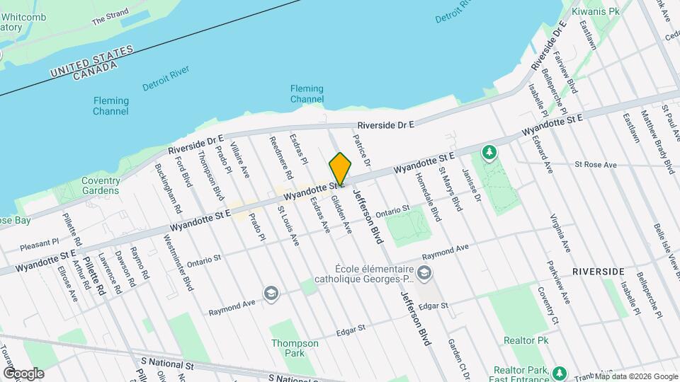 6045 Wyandotte St E Mapa y Detalles de la Ubicación