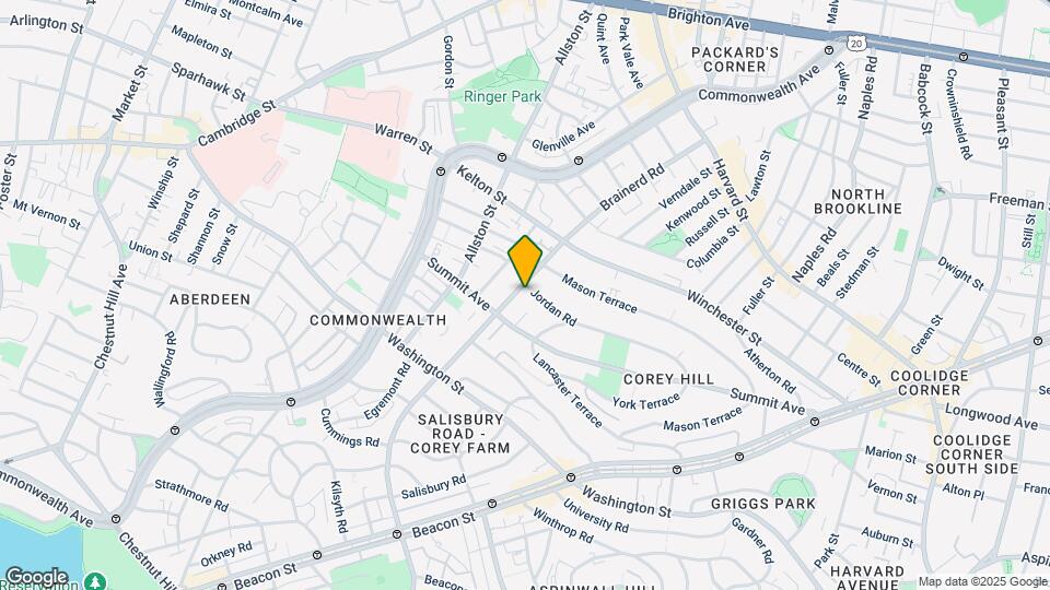 249 Corey Rd Mapa y Detalles de la Ubicación