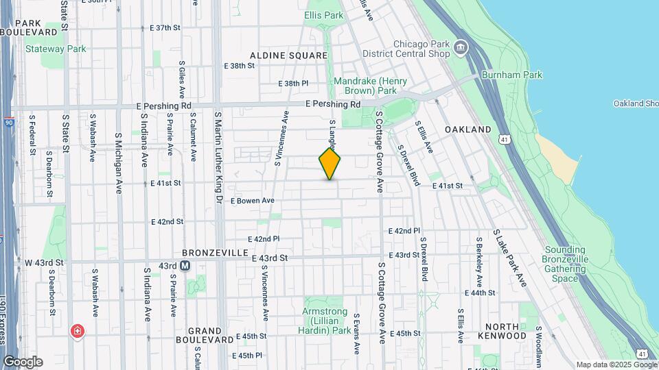 647 E 41st St-Unit -1 Map and Location Details