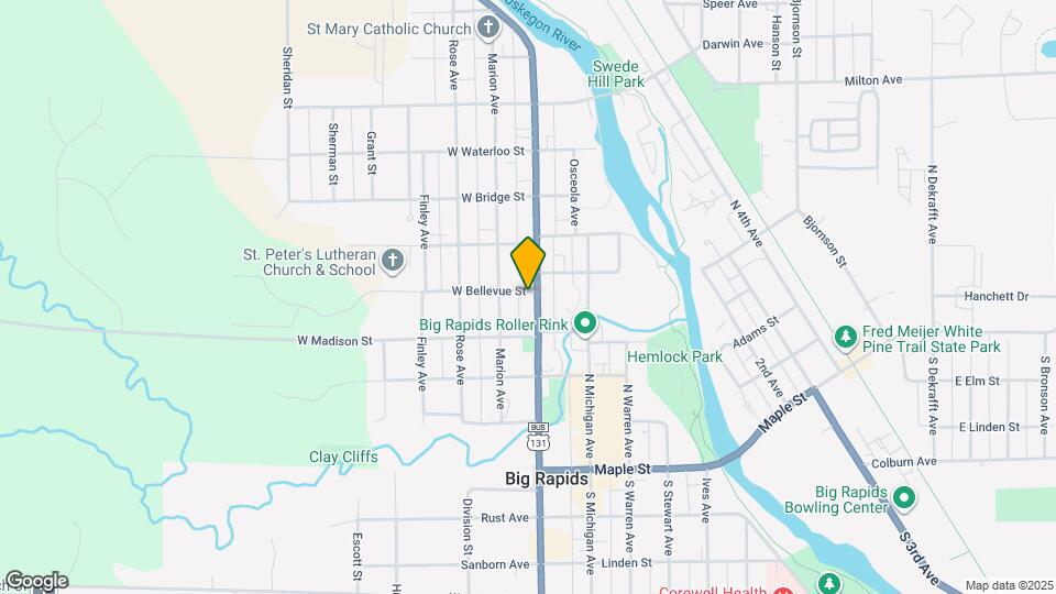 429 N State St Map and Location Details