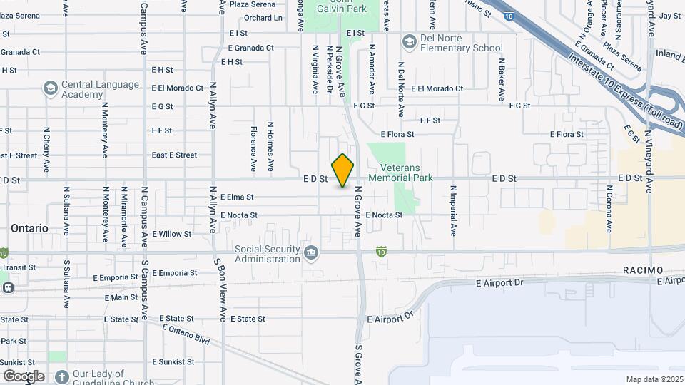 1169 A-C Elma St Map and Location Details