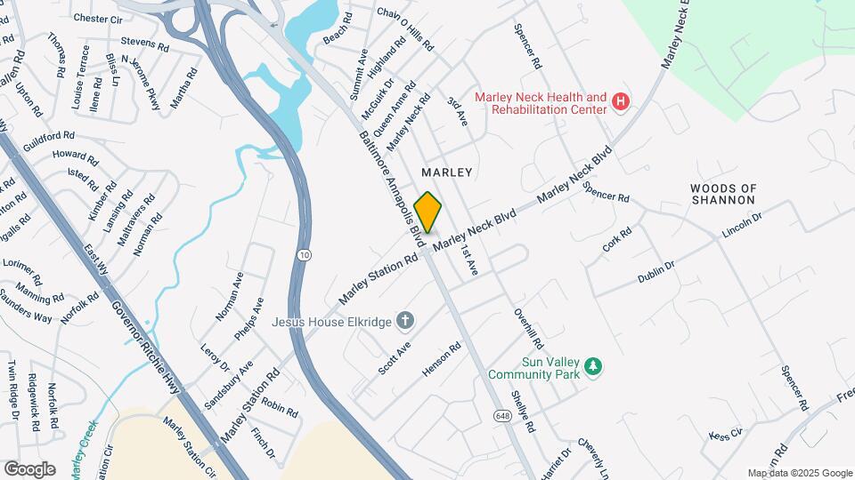 The Glen Burnie - Cozy Studio Apartments Mapa y Detalles de la Ubicación