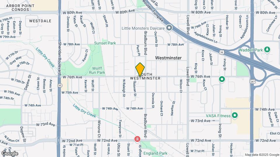 4050 W 76th Ave Map and Location Details