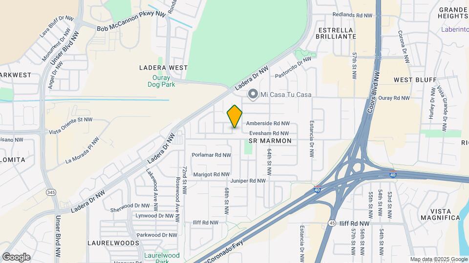 2300 Pomelo Pl NW Mapa y Detalles de la Ubicación