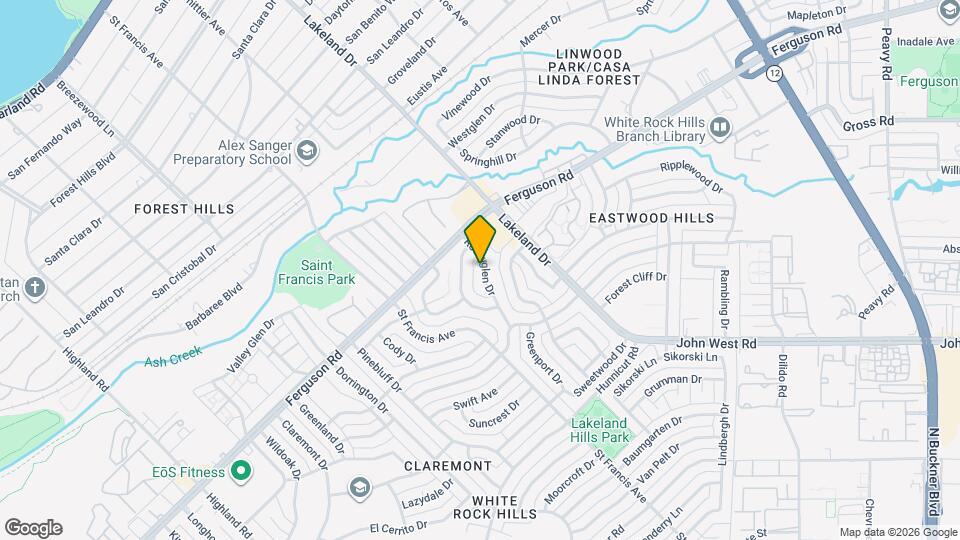 2339 Rockyglen Dr Map and Location Details