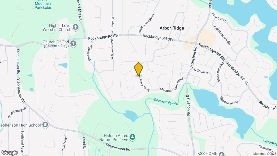 639 Mountain Oaks Pkwy Map and Location Details