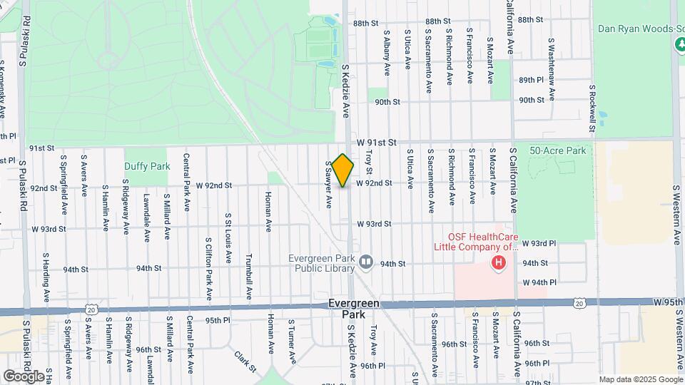 9208 S Kedzie Ave Map and Location Details