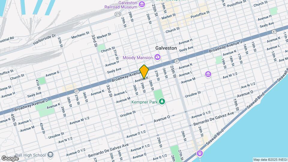2823 Avenue K Map and Location Details