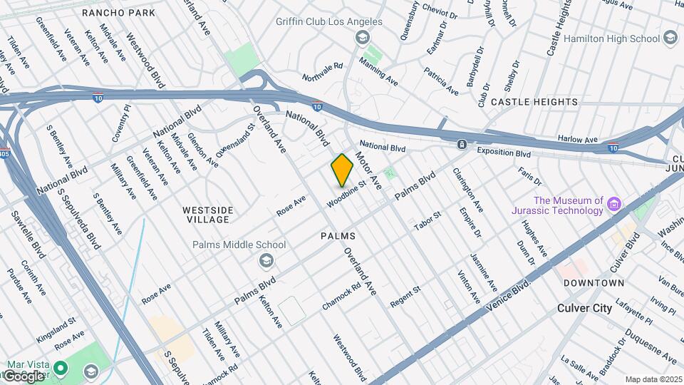 10555 Woodbine St Map and Location Details
