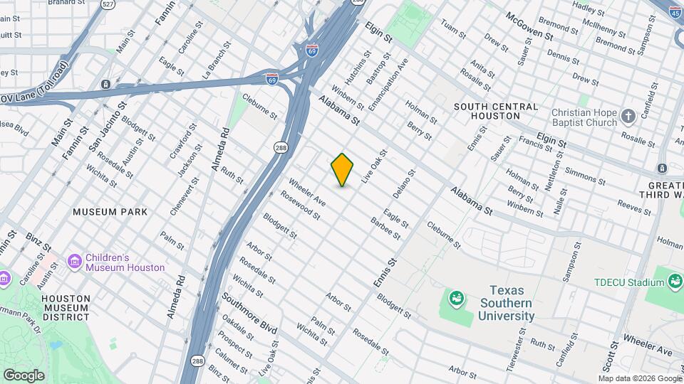 2511 Barbee St Map and Location Details