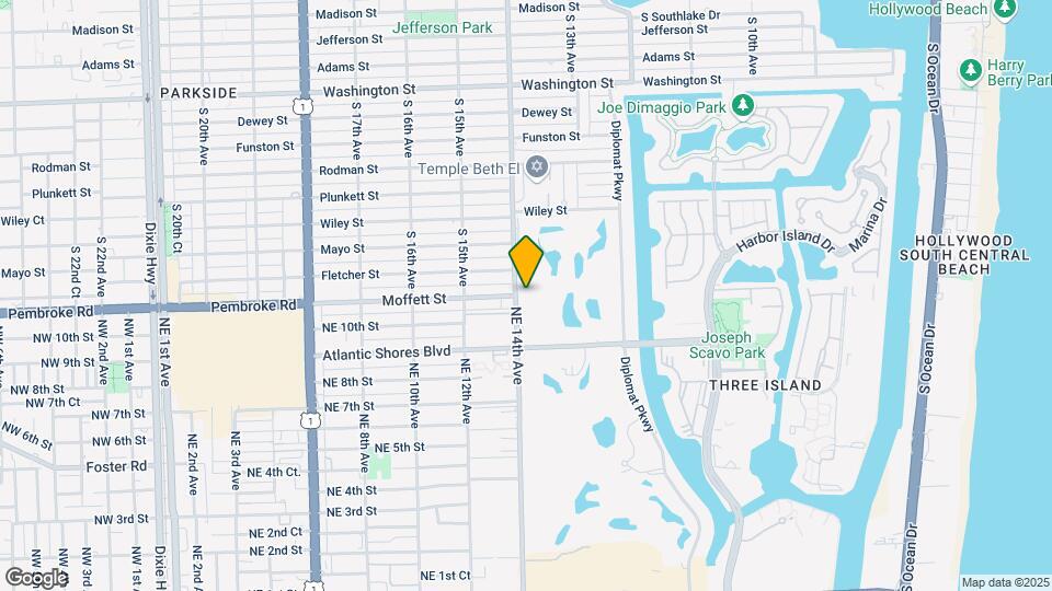 1425 Atlantic Shores Blvd Map and Location Details