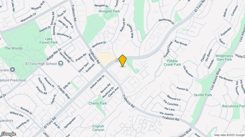25885 Trabuco Rd Map and Location Details